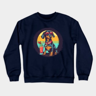 Cool Sausage Dog Crewneck Sweatshirt